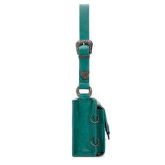 WG300-523  Wrangler Buckle Charm Small Shoulder Bag - Turquoise