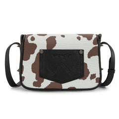 WG301-1833  Wrangler Cow Print  Crossbody