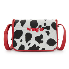 WG301-1833  Wrangler Cow Print  Crossbody