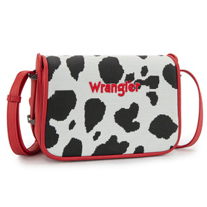 WG301-1833 Wrangler Cow Print Crossbody