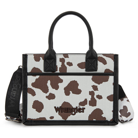 WG301-8120S   Wrangler Cow Print Tote/ Crossbody