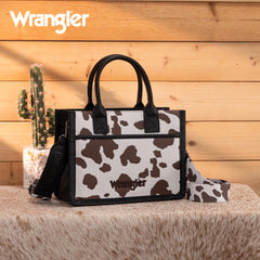 WG301-8120S   Wrangler Cow Print Tote/ Crossbody