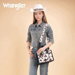 WG301-8120S   Wrangler Cow Print Tote/ Crossbody