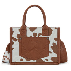 WG301-8120S   Wrangler Cow Print Tote/ Crossbody