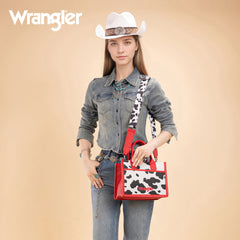 WG301-8120S   Wrangler Cow Print Tote/ Crossbody