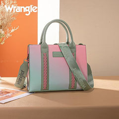 PRE-ORDER WG308-8120S  Wrangler Ombre Western Tote/Crossbody -Green