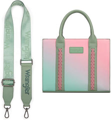 PRE-ORDER WG308-8120S  Wrangler Ombre Western Tote/Crossbody -Green
