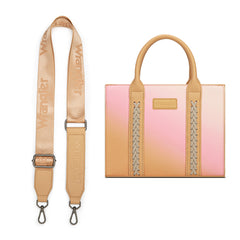 PRE-ORDER WG308-8120S  Wrangler Ombre Western Tote/Crossbody -Tan