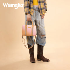 PRE-ORDER WG308-8120S  Wrangler Ombre Western Tote/Crossbody -Tan