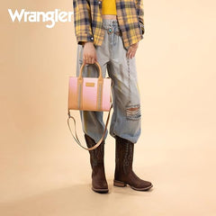 PRE-ORDER WG308-8120S  Wrangler Ombre Western Tote/Crossbody -Tan