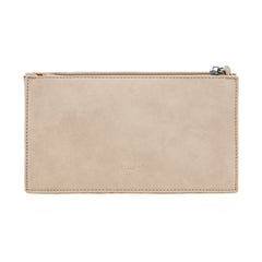WG313-181  Wrangler Sherpa Aztec Canvas  Clutch - Tan