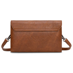 WG320-209  Wrangler Vintage-Inspired Crossbody Bag -Brown