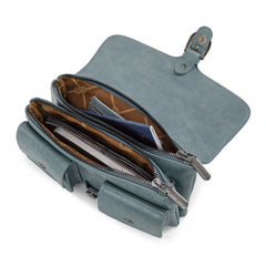 WG320-209  Wrangler Vintage-Inspired Crossbody Bag -Jean