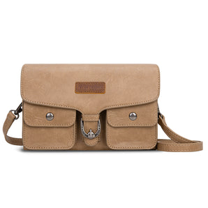 WG320-209 Wrangler Vintage-Inspired Crossbody Bag - Khaki
