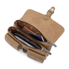 WG320-209  Wrangler Vintage-Inspired Crossbody Bag -Khaki