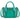 WG331-2005TQ Wrangler Braided Paisley Bandana Tote Bag - Turquoise
