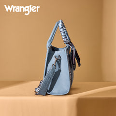 WG331-8120S  Wrangler Bandana Paisley Print Tote/Crossbody -Jean
