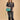 WG331-9012TQ Wrangler Braided Paisley Bandana Boston Bag - Turquoise