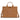 WG333-8119LBR Wrangler Aztec Tote Bag - Light Brown