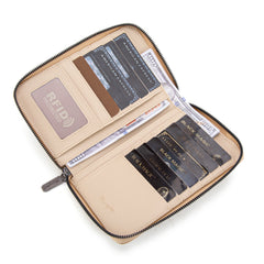 WG337-183  Wrangler Western Stitch RFID Phone Crossbody Wallet/Crossbody - Tan