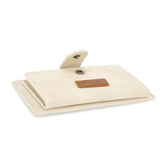 WG338-W099   Wrangler Floral Embossed Bi-fold Wallet with Key Ring - Beige