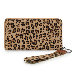 WG366-W006LP  Wrangler Leopard Print Wallet/Wristlet - Leopard