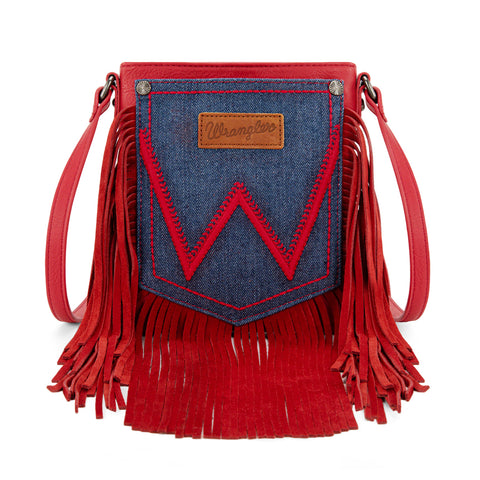 Sac Bandoulière Montana West Rouge – Transport Dissimulé, Broderie, Style Crossbody, Neuf Avec étiquettes