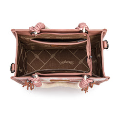 PRE-ORDER WG386-8120S  Wrangler Cow Print Tote/Crossbody -Pink