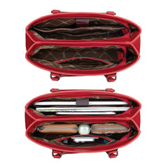 WG387-8119  Wrangler Dual Compartment Carry-All Tote - Burgundy