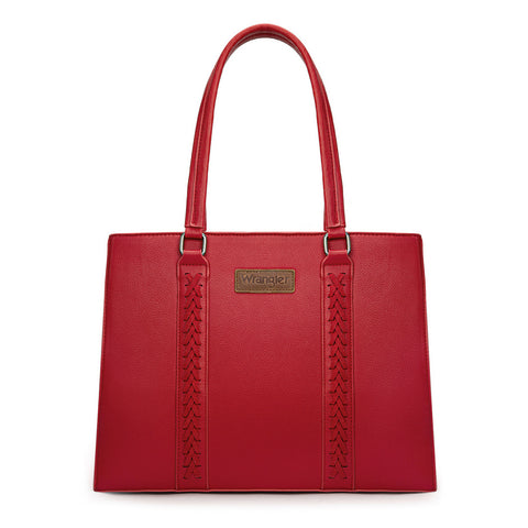WG387-8119  Wrangler Dual Compartment Carry-All Tote - Burgundy