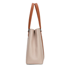 WG387-8119  Wrangler Dual Compartment Carry-All Tote - Brown-Tan