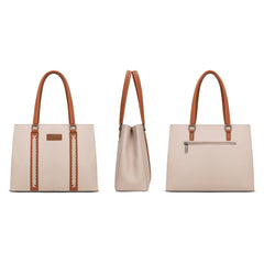 WG387-8119  Wrangler Dual Compartment Carry-All Tote - Brown-Tan