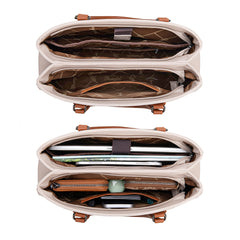 WG387-8119  Wrangler Dual Compartment Carry-All Tote - Brown-Tan