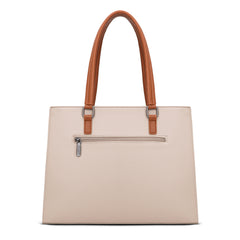 WG387-8119  Wrangler Dual Compartment Carry-All Tote - Brown-Tan