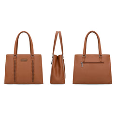 WG387-8119  Wrangler Dual Compartment Carry-All Tote - Brown