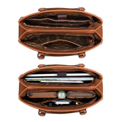 WG387-8119  Wrangler Dual Compartment Carry-All Tote - Brown