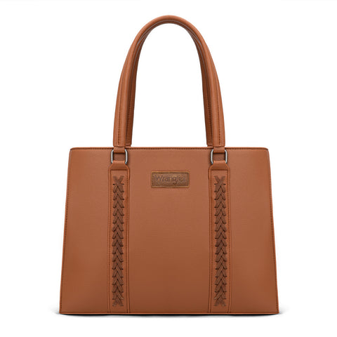 WG387-8119  Wrangler Dual Compartment Carry-All Tote - Brown