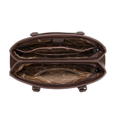 WG387-8119  Wrangler Dual Compartment Carry-All Tote - Coffee