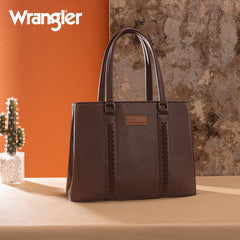 WG387-8119  Wrangler Dual Compartment Carry-All Tote - Coffee
