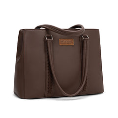 WG387-8119  Wrangler Dual Compartment Carry-All Tote - Coffee