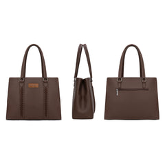 WG387-8119  Wrangler Dual Compartment Carry-All Tote - Coffee