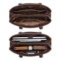 WG387-8119  Wrangler Dual Compartment Carry-All Tote - Coffee