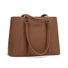 WG387-8119  Wrangler Dual Compartment Carry-All Tote - Dark Brown