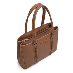 WG387-8119  Wrangler Dual Compartment Carry-All Tote - Dark Brown