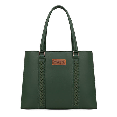 WG387-8119  Wrangler Dual Compartment Carry-All Tote - Dark Green