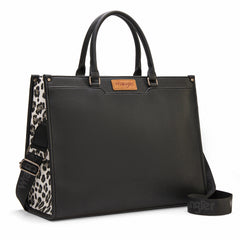 WG389-8119  Wrangler Carry-All Large Tote Work Tote /Crossbody - Black