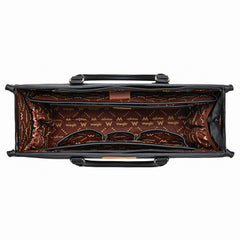 WG389-8119  Wrangler Carry-All Large Tote Work Tote /Crossbody - Black