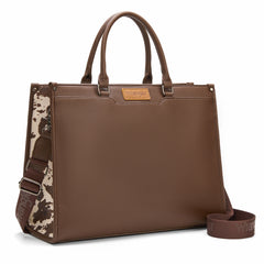 WG389-8119  Wrangler Carry-All Large Tote Work Tote /Crossbody - Coffee