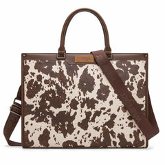 WG389-8119  Wrangler Carry-All Large Tote Work Tote /Crossbody - Cow-Coffee