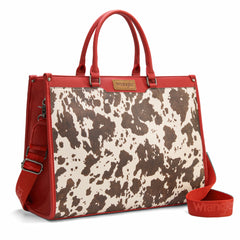 WG389-8119  Wrangler Carry-All Large Tote Work Tote /Crossbody - Cow-Red